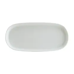 Блюдо овальное 180*90 мм. Белый, форма Хюгге Bonna /1/12/ 