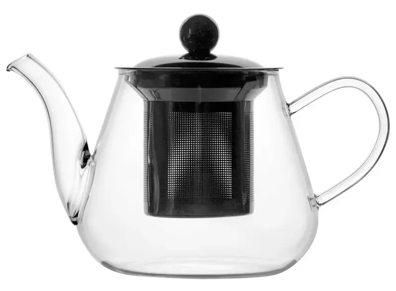 Чайник 400 мл. заварочный с колбой нерж. Термостекло /1/