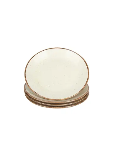 Набор десертных тарелок Porland Seasons 18 см (4 предмета), бежевый