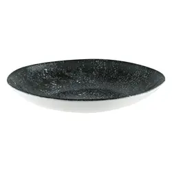 Тарелка d=260 мм. глубокая 1000 мл. h=47 мм. Черный Космос, форма Ваго Bonna /1/6/