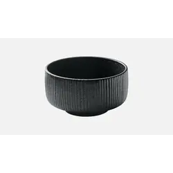 Салатник (с рельефом) 880 мл, d 15 см, h 7,8 см, цвет черный, Nara