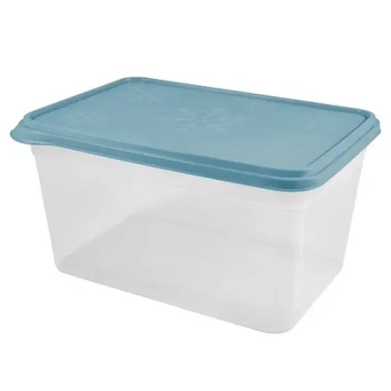 Контейнер для продуктов прямоуг. 4,5 л. 26,2*17,7*13 см. п/п с крышкой цвет в ассорт. /1/12/