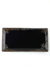 Тарелка прямоугольная Porland ROOT RUSTY 22 см