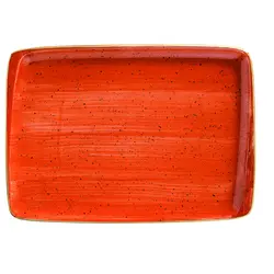 Блюдо прямоуг. 360*250 мм. Терракота, форма Мув Bonna /1/6/432/