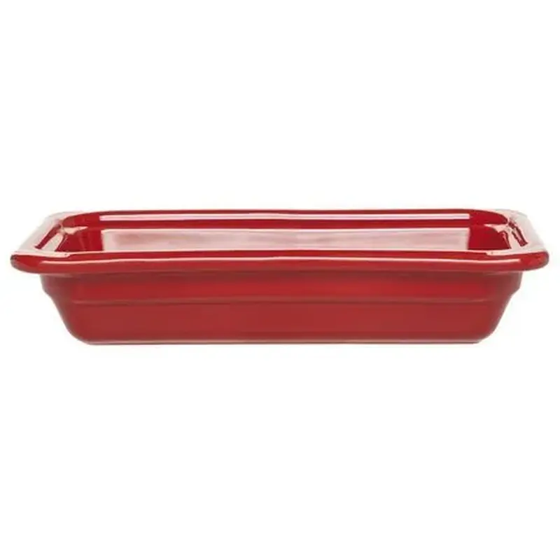 Гастроемкость 1/3 h=65 мм. 1,8 л. красная керам Emile Henry /1/3/210/