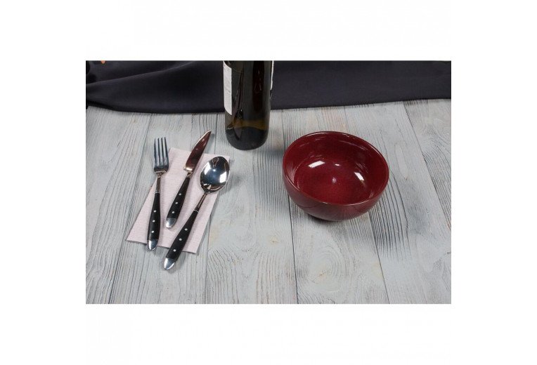 Салатник 630 мл d 15 см h6 см Evolution Dark Red P.L. Proff Cuisine [1]