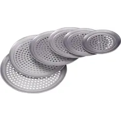 Противень для пиццы d=33 см. h=1 см. перфор. алюм. MGsteel /1/75/