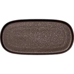 Блюдо овальное без рима 30x15 см, NIVO MOKKA, World of Colours