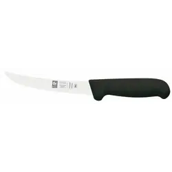 Нож обвалочный 150/280 мм. изогнутый, черный SAFE Icel /1/