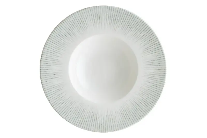 Тарелка d=240 мм. глубокая 270 мл. h=47 мм. Ирис Серый, форма Банкет Bonna /1/12/ 