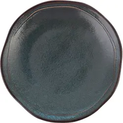 Тарелка с узким волнистым римом d 21 см , Ston blue, World of Colours