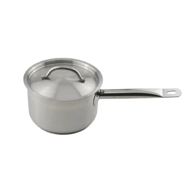 Сотейник 2,0 л. нерж. d=17,5 см. h=10,5 см. с крышк. тройное дно (индукция) MGsteel /1/