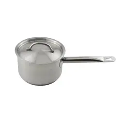 Сотейник 2,0 л. нерж. d=17,5 см. h=10,5 см. с крышк. тройное дно (индукция) MGsteel /1/