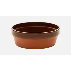 Салатник (стопир.) 950 мл, d 17,2 см, h 6,2 см, цвет терракотовый, Terrakotta / Terracotta