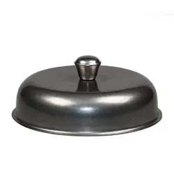 Баранчик клош (крышка для горячего) d 15,7 см h 4 см Vintage нерж. винтаж. покрытие P.L.