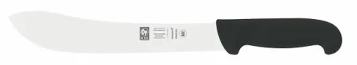 Нож обвалочный 300/450 мм. изогнутый, черный SAFE Icel /1/