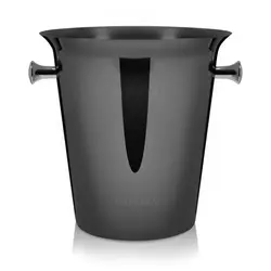 Ведро для шампанского d 21/14 см h22 см 5 л черное нерж. LUMIAN