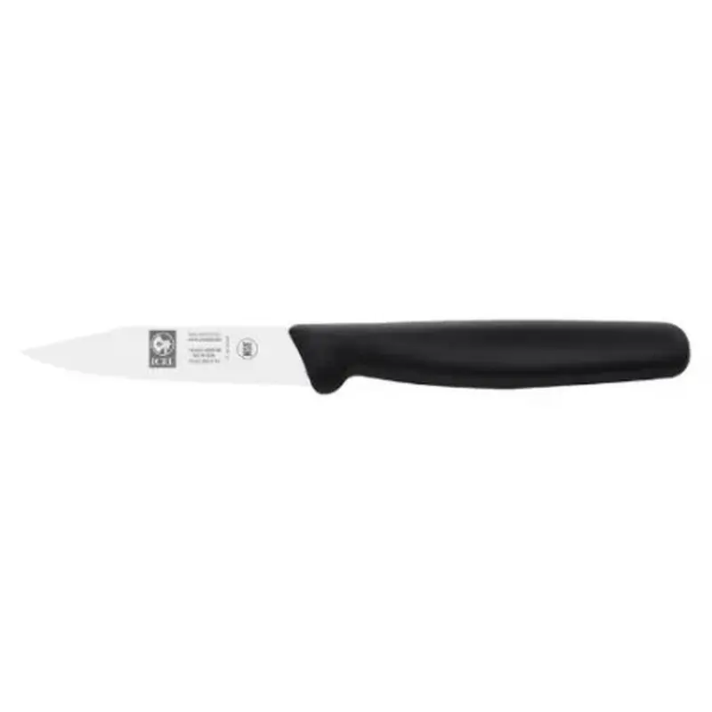 Нож для овощей 80/180 мм. черный Junior Icel /1/