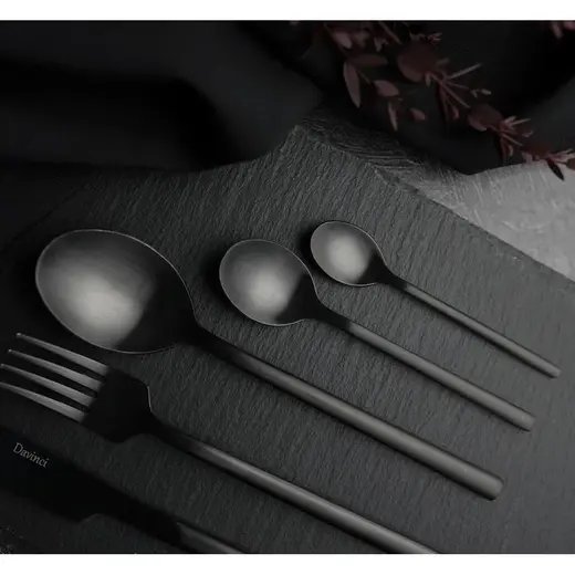 Ложка столовая 19,5 см Black Sapporo P.L. - Davinci [12]