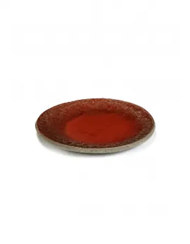 Тарелка D14см, цвет красный