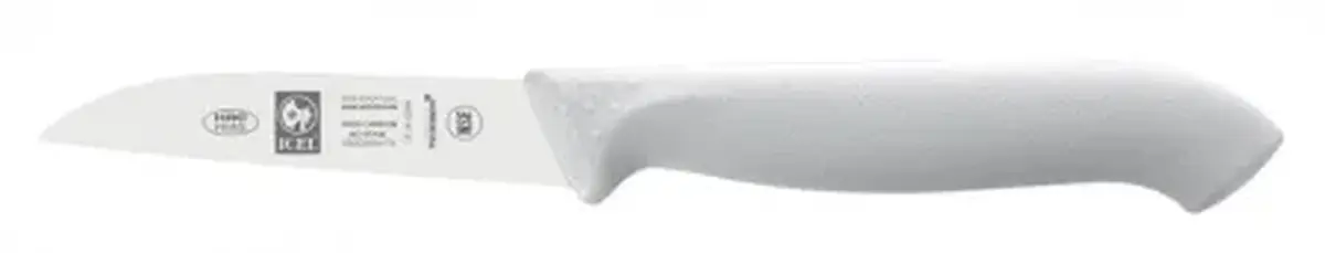 Нож для овощей 80/190 мм. белый антибактер. ручка HoReCa Icel /1/12/