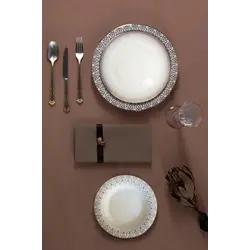 Сервиз обеденный на 12 персон, Porland, SWEET ROMANTIC, 27 см
