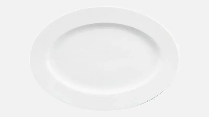 Тарелка овальная с полями 32,8x23 см, h 2,3 см, Fine Dining