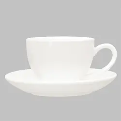 Чайная пара 255 мл белая фарфор P.L. Proff Cuisine [4]