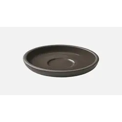 Блюдце d 11 см, h 1,8 см, цвет серо-коричневый, ReNew