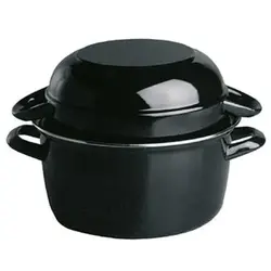 Кастрюля, APS, нерж., для мидий, черная, 0.8 л, d 13.5 см, h=15 см