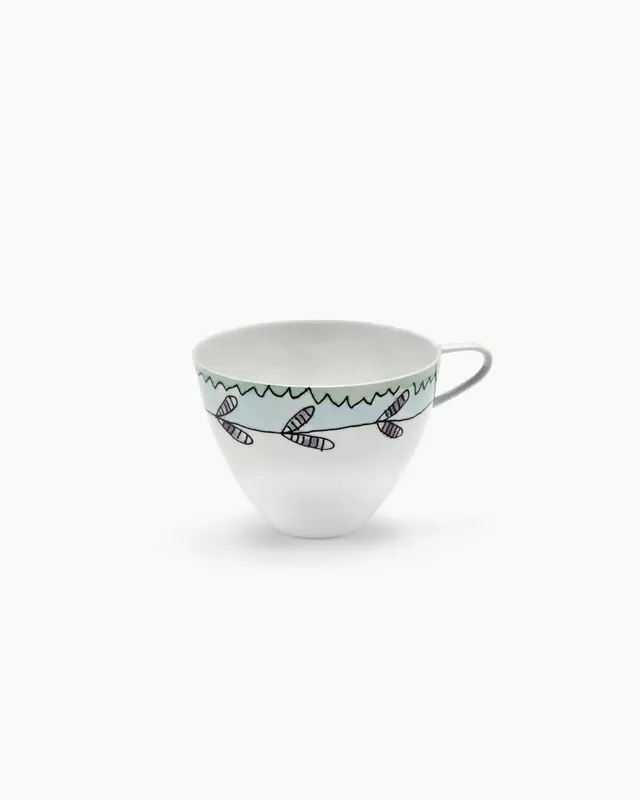 Чашка чайная 250 мл Blossom Milk Midnight Flowers