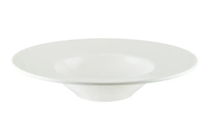 Тарелка для пасты d=280 мм. 400 мл. Ирис Белый, форма Банкет Bonna /1/6/396 