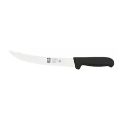 Нож обвалочный 200/335 мм. изогнутый, черный Poly Icel /1/