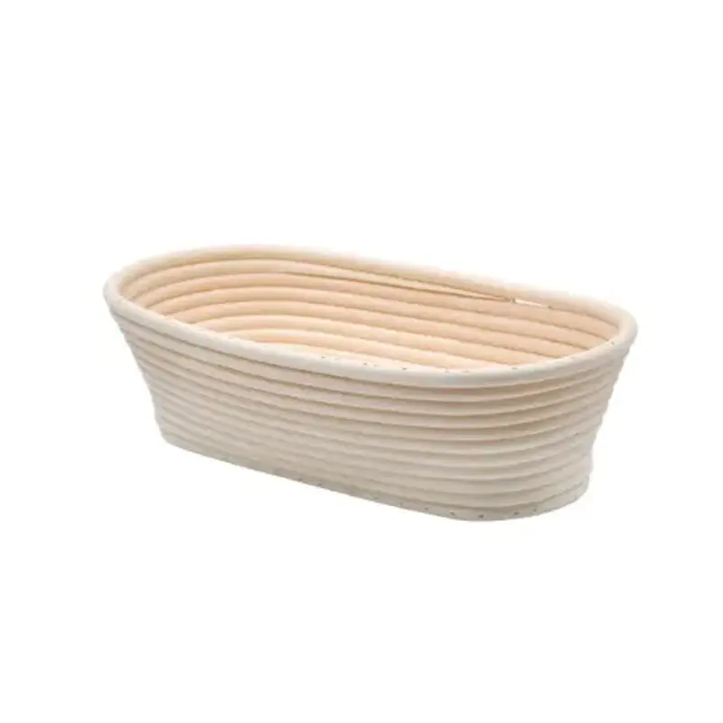 Форма для расстойки теста 300*150 мм. h=80 мм. овальная, из лозы (ротанга) /1/