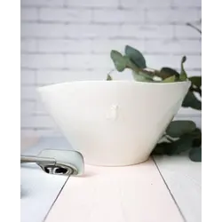 Салатник 3,3 л, d 26 см h 13 см, керамика, цвет молочный, CERAMIQUE ABEILLE