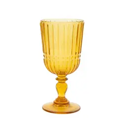 Бокал для вина 250 мл желтый d 7,9 см h16,3 см Orange Glass P.L. - BarWare [6]