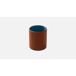 Кружка без ручки 300 мл, d 8 см, h 9,5 см, цвет голубой, Jardim