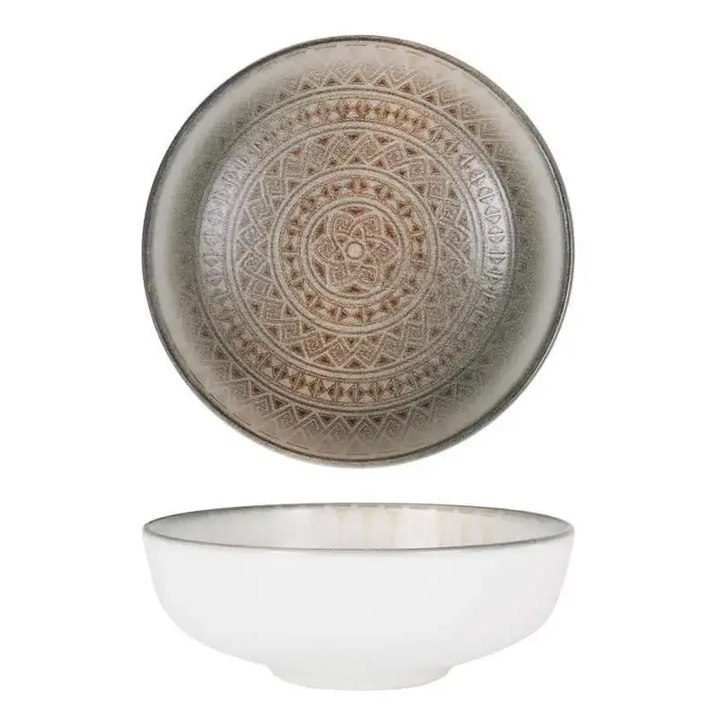 Салатник d=140 мм. 350 мл. h=50 мм. Дамаск, форма Хюгге Bonna /1/12/ 