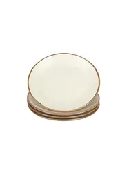 Набор обеденных тарелок Porland Seasons 24 см (4 предмета), бежевый