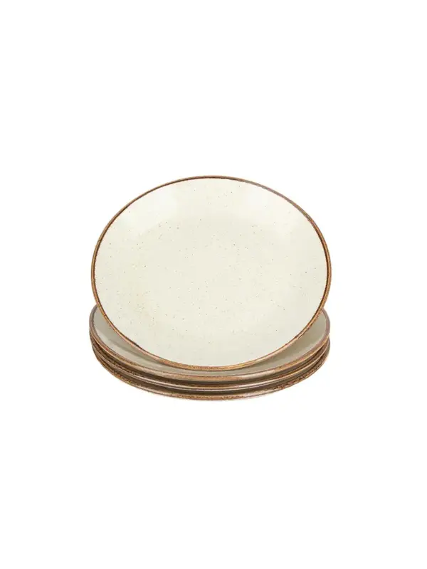 Набор обеденных тарелок Porland Seasons 24 см (4 предмета), бежевый