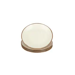 Набор обеденных тарелок Porland Seasons 24 см (4 предмета), бежевый