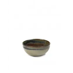 Салатник D9см, H4см, цвет GREY/RUSTY BROWN