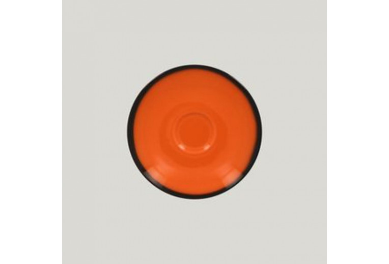 Блюдце RAK Porcelain LEA Orange 15 см, к чашке 81223536 (оранжевый цвет)