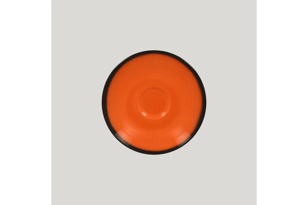 Блюдце RAK Porcelain LEA Orange 15 см, к чашке 81223536 (оранжевый цвет)