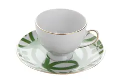 MOROCCO DS.1 Кофейная пара 80 мл (чашка с ручкой, блюдце)
