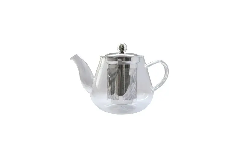 Чайник 600 мл. заварочный с колбой нерж. Термостекло /1/