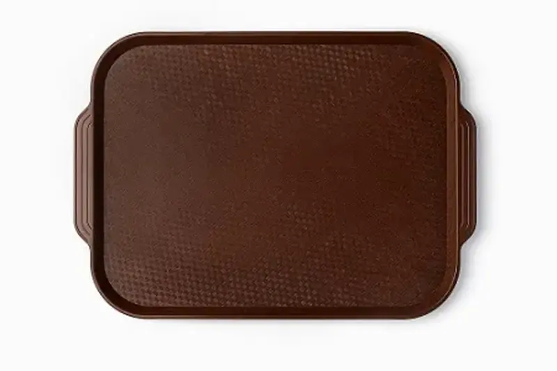 Поднос 45*35,5 см. темно-коричневый АБС-пластик ОСОБО ПРОЧНЫЙ морозостойкий MGprof /1/10/