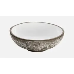 Салатник (с рельефом) 320 мл, d 14 см, h 5,8 см, цвет белый, ReNew