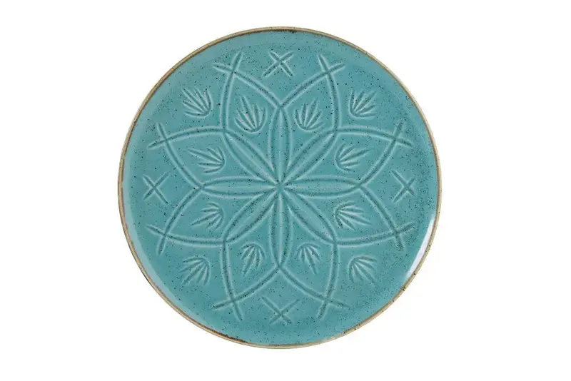 Тарелка, Porland, TURQUOISE, 21 см