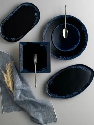 Тарелка овальная "волнообразная" Porland ROOT RUSTY 32 см